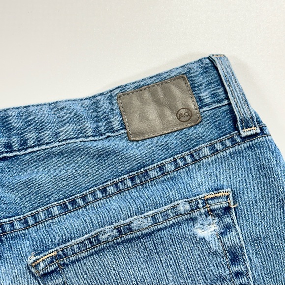AG Adriano Goldschmied Anthropologie Distressed Jeans Women 28R - Picture 7 of 12